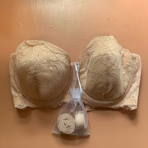Dobreva convertible strapless bra, 34DD, nude